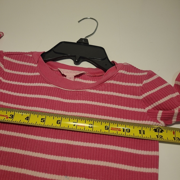 LILLY PULITZER Dress Girls 4 Striped Long Sleeve Striped Pockets Cotton READ - Picture 4 of 9